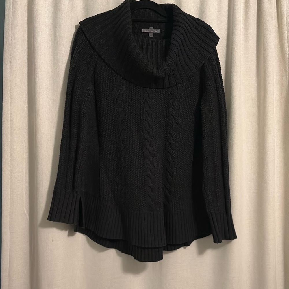Smartwool XL cowl next sweater, charcoal